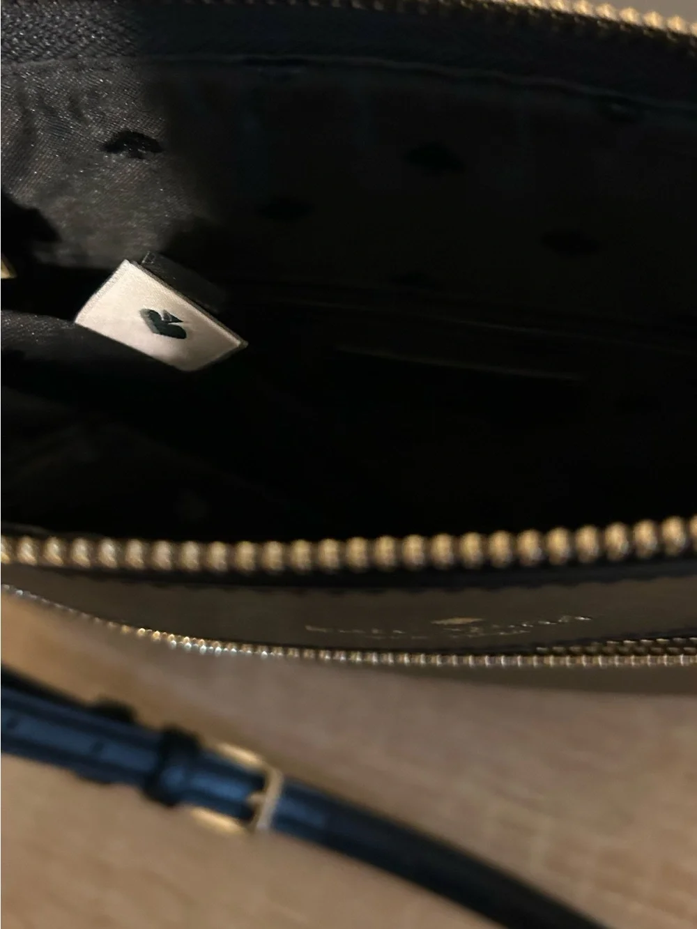 kate spade Black Saffiano Crossbody Messenger